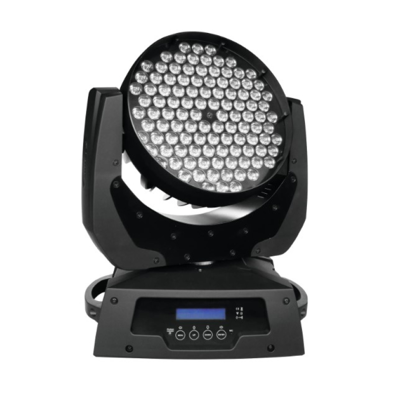 Moving head wash with 3 w luxeon rebel rgbw leds